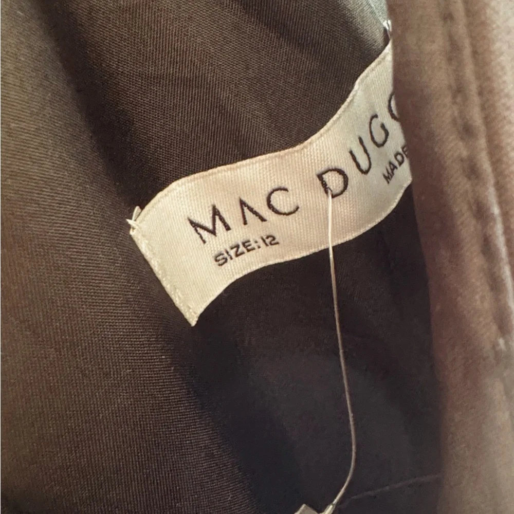 Mac Duggal Black Classic Full Ballgown Dress Sleeveless V neck. Pockets. sze 12 - Picture 6 of 7
